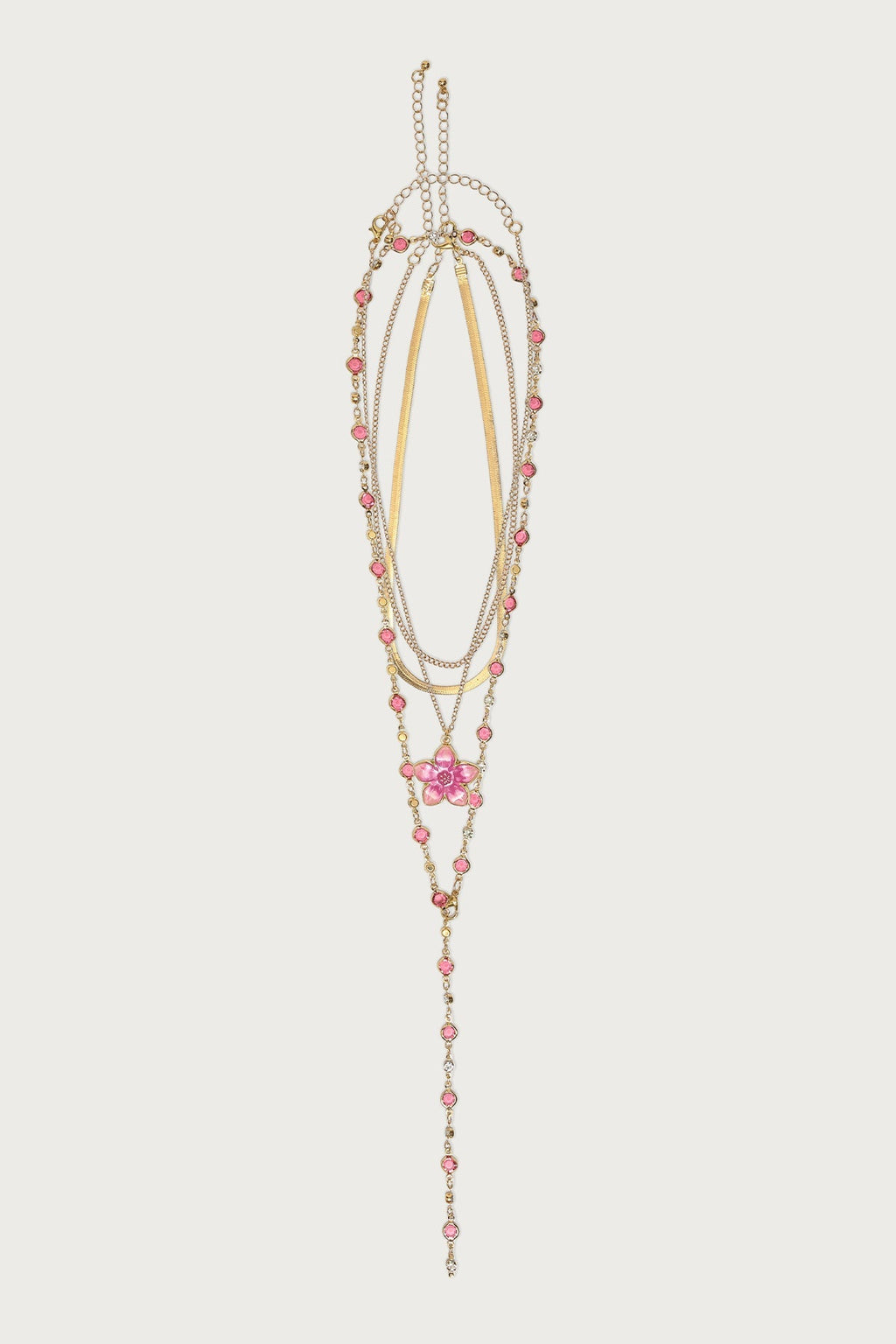 Tropical Flower Necklace Set