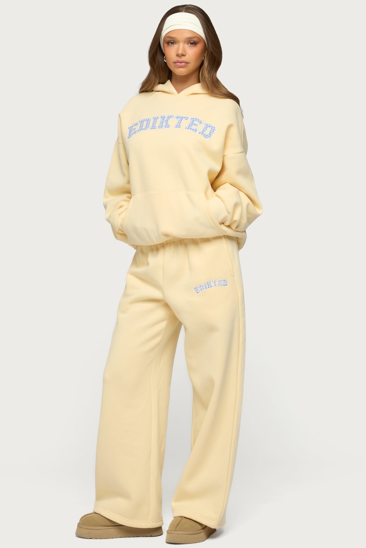Edikted Lover Wide Leg Joggers