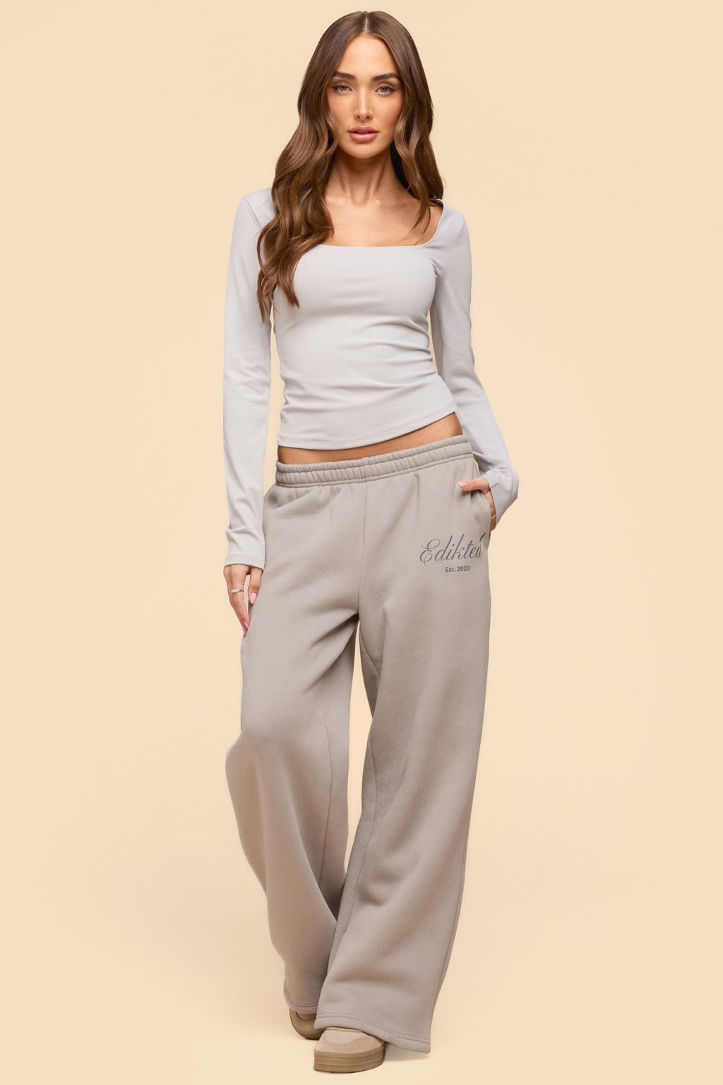 Hayden Square Neck Long Sleeve Top
