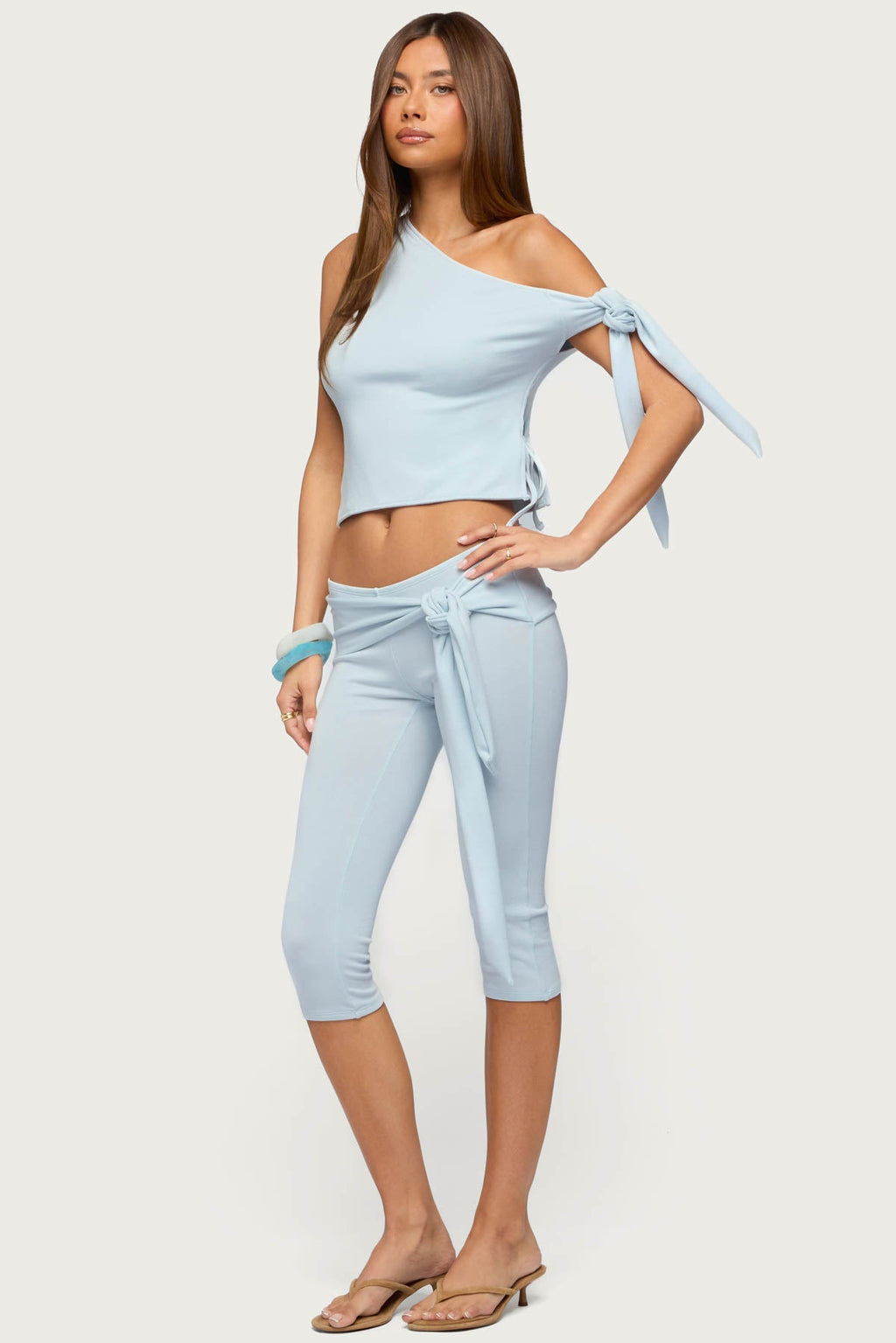 Adara Tie Capri Trousers
