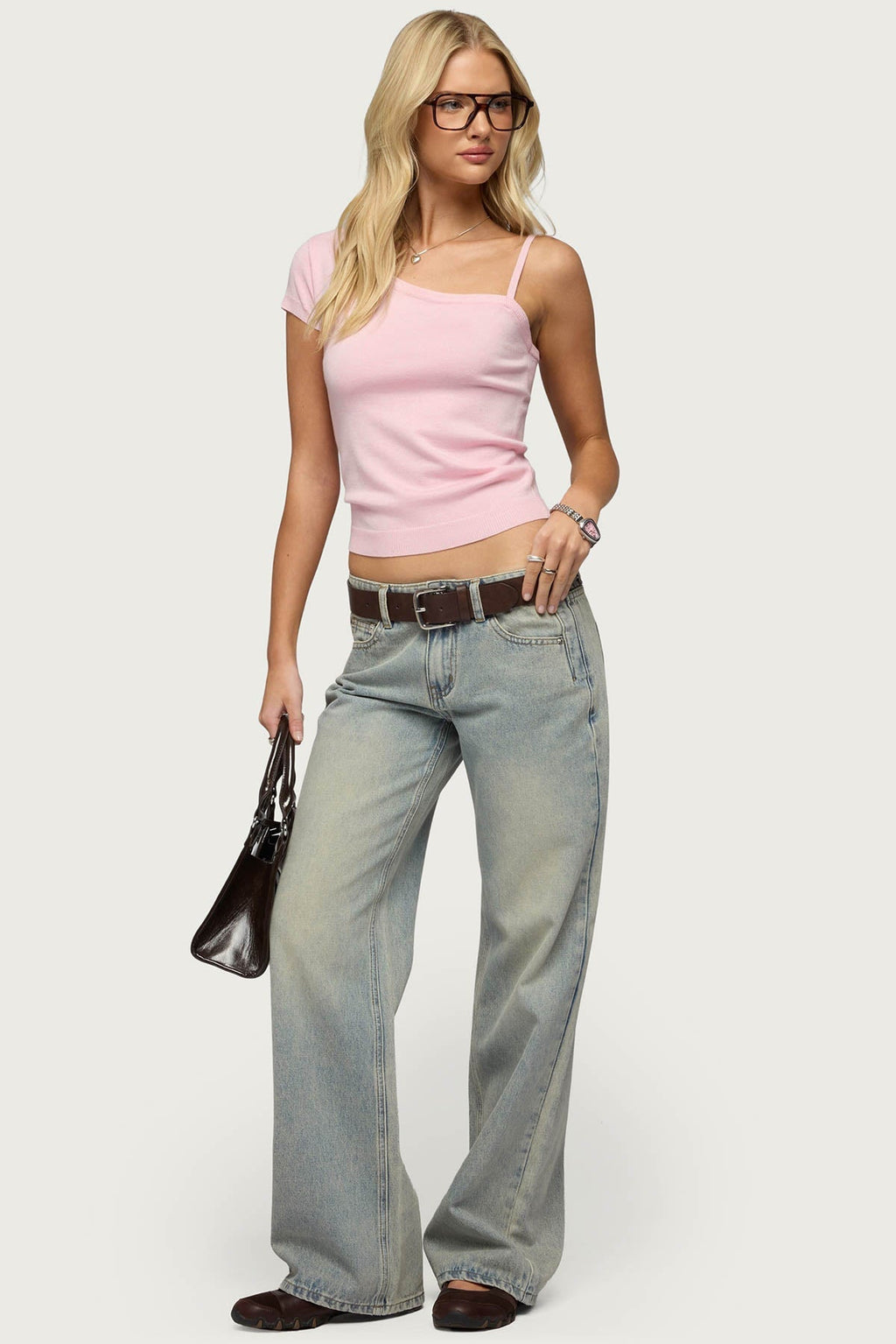Lorelai Asymmetric Knit Top